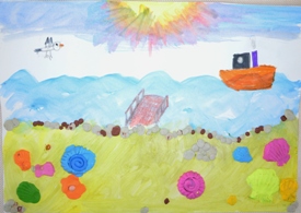 Praca konkursowa - Pejzaż morski